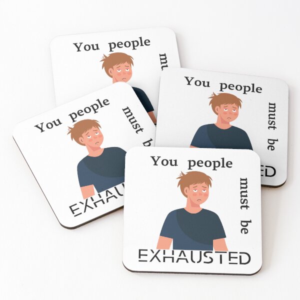 Item preview, you people must be exhausted Essential T-Shirt designed and sold by mehdi-inzar.