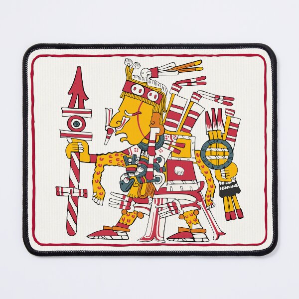 Item preview, Xipe Totec - Aztec Borgia Mousepad designed and sold by Aztectees.