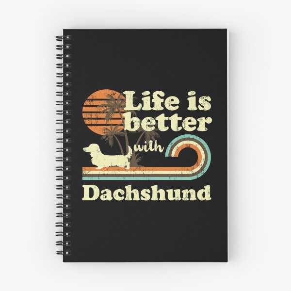Item preview, Life is Better with Long Haired Dachshund Vintage designed and sold by rafaeltto.