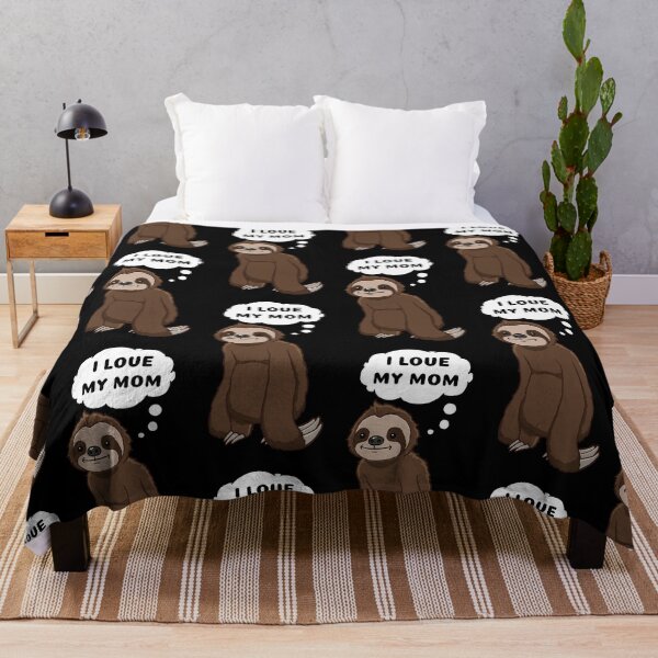 Item preview, I love my Mom Sloth thinking designed and sold by jonmlam.