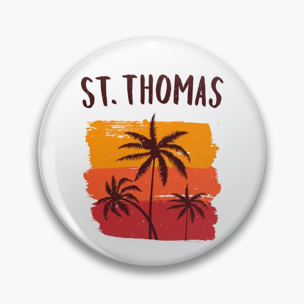 Item preview, St Thomas Tropical Cruise Palm Trees Vacation Souvenir designed and sold by Delightfully Cynical.