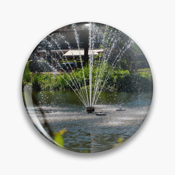 Item preview, Fountain seen from behind willow designed and sold by Araveen-Photo.