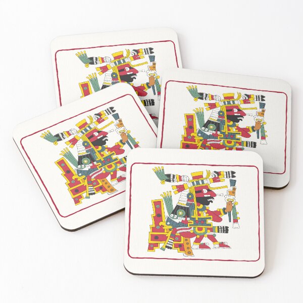 Item preview, Xiuhtecuhtli - Aztec Borgia Mousepad designed and sold by Aztectees.