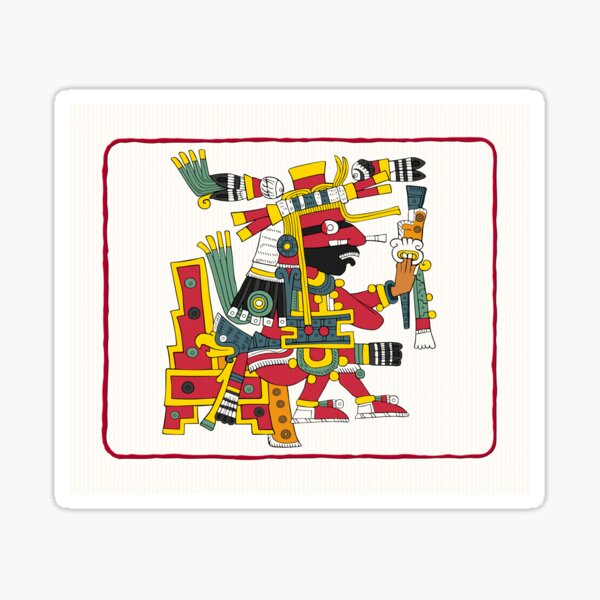 Artikel-Vorschau von Xiuhtecuhtli - aztekisches Borgia Mousepad, designt und verkauft von Aztectees.
