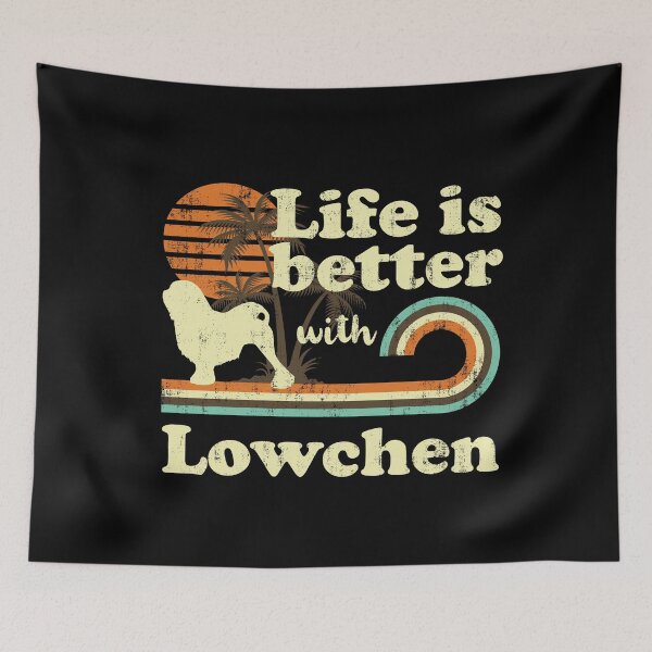 Item preview, Life is Better with Lowchen Vintage designed and sold by rafaeltto.