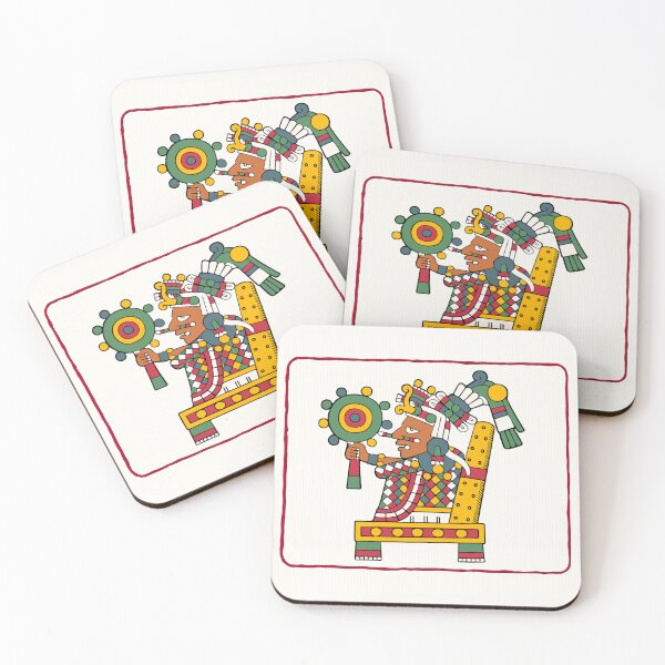 Item preview, Xochipilli - Aztec God Mouse Pad designed and sold by Aztectees.