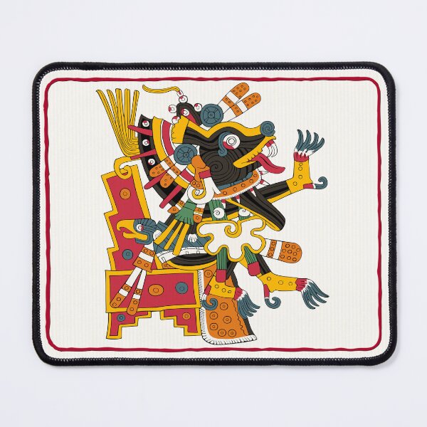 Item preview, Xolotl - Aztec Borgia Mouse Pad designed and sold by Aztectees.