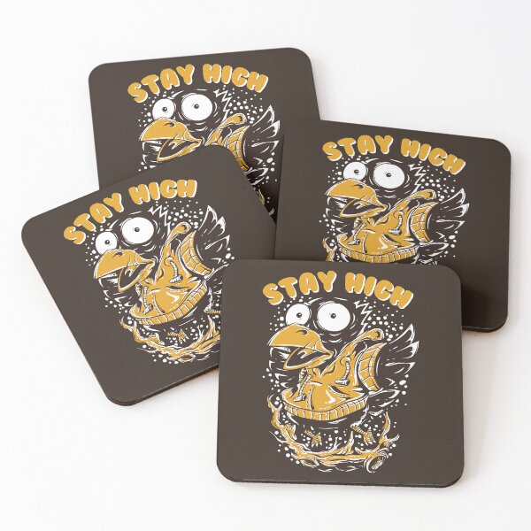 Item preview, High Crow - Funny Stoner Bird on Weed Marijuana designed and sold by The Patootoos.