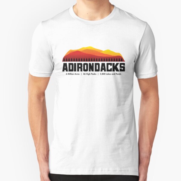 Adirondack Mountains - New York Slim Fit T-Shirt