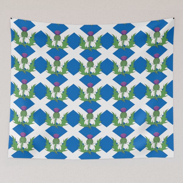 Item preview, Scottish Thistle & Saltire designed and sold by Azure Lion Productions.