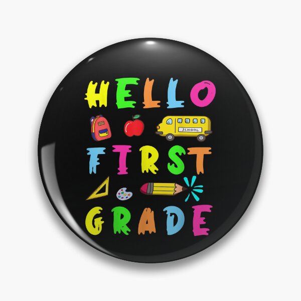 Item preview, Hello Miss First Grade Back To School Teachers Kid designed and sold by ArthurClaessens.