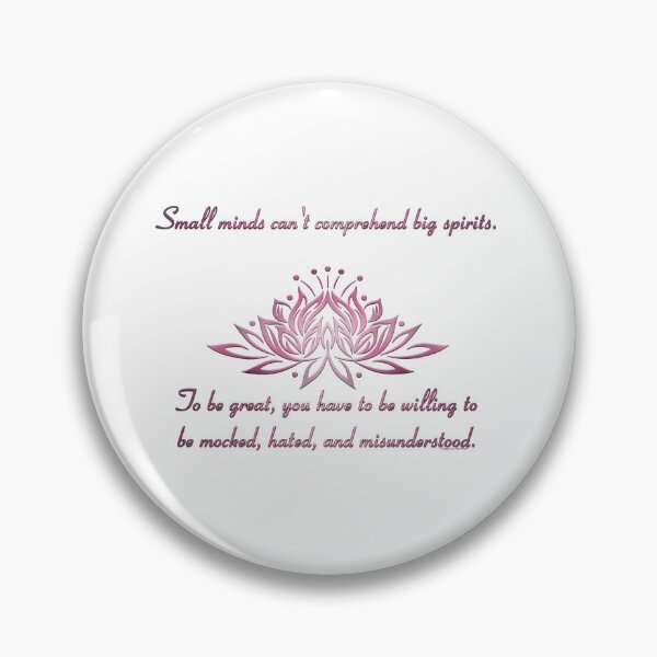 Item preview, Small Minds Quote - Pink designed and sold by JadeRyder.