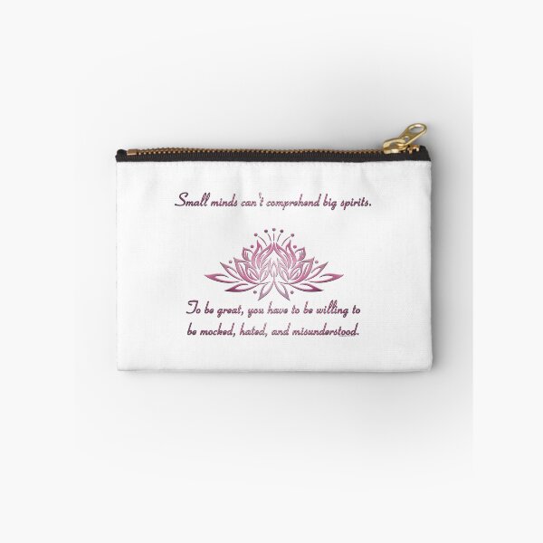 Item preview, Small Minds Quote - Pink designed and sold by JadeRyder.