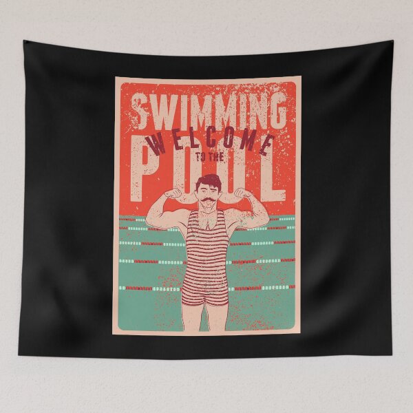 Item preview, VINTAGE SWIMMING POOL  vintage swimming pool case   designed and sold by vealsteallf.