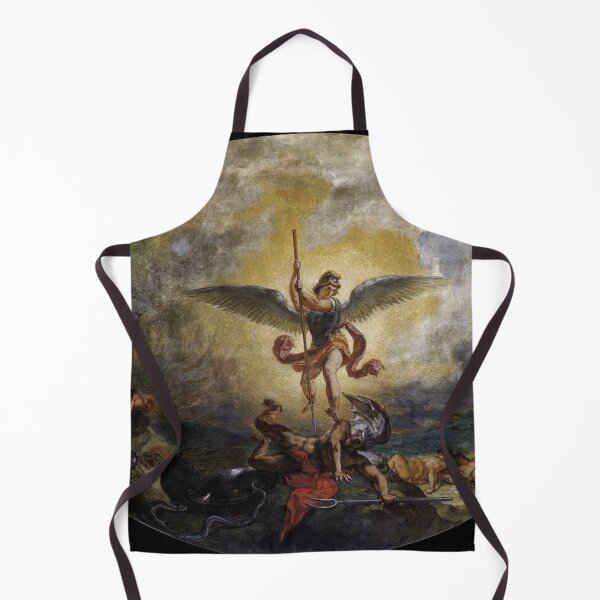Item preview,  Saint Michael Defeats The Devil - Eugène Delacroix designed and sold by Vintage Designs +.