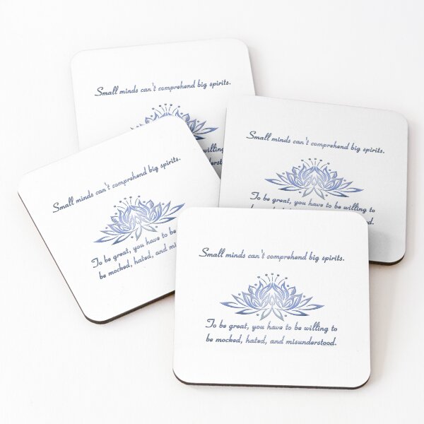 Item preview, Small Minds Quote - Blue designed and sold by JadeRyder.