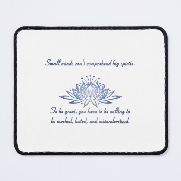Item preview, Small Minds Quote - Blue designed and sold by JadeRyder.