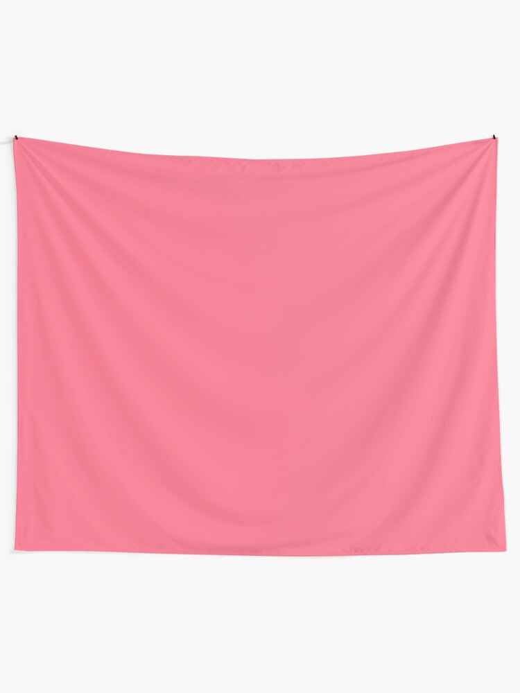 Wassermelonen Rosa Einfache Feste Designer Farbe Ganz Uber Farbe Wandbehang Von Podartist Redbubble