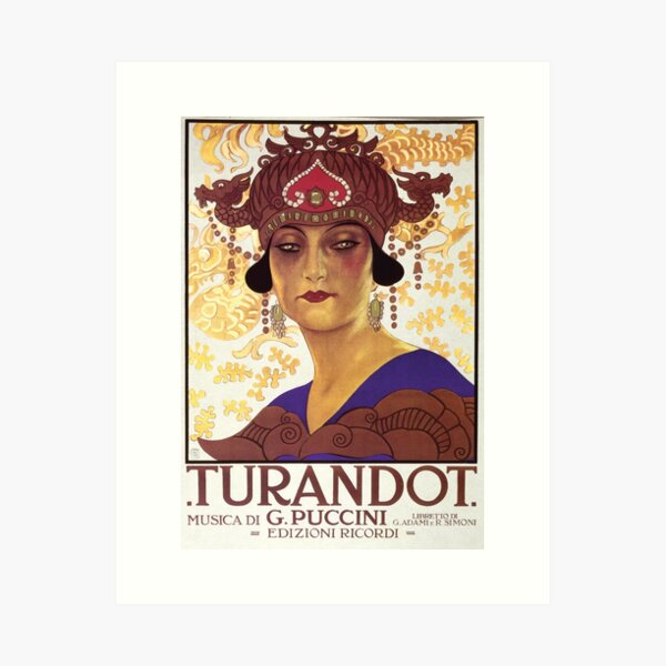 Turandot Vintage Impression artistique