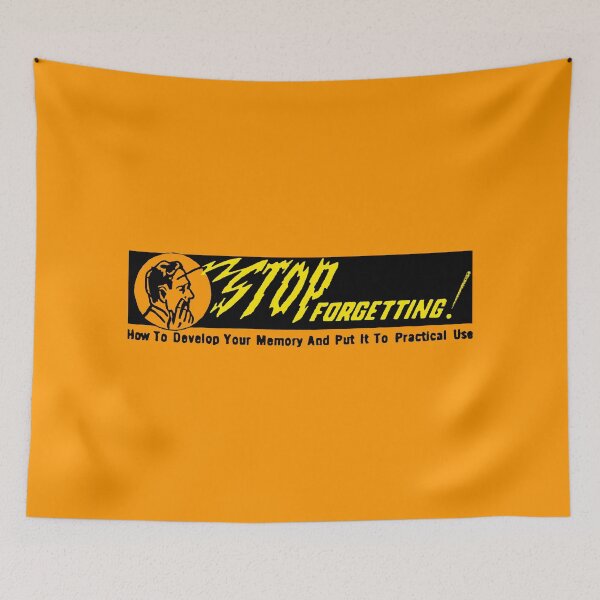 Item preview, STOP FORGETTING! REMEMBER THINGS! designed and sold by ThrowbackAds.