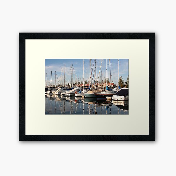 Item preview, Yachts and reflections in water, Australia designed and sold by FranWest.