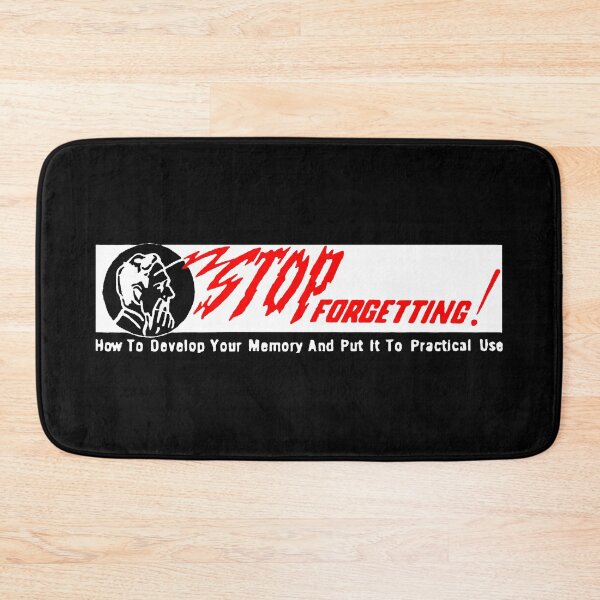 Item preview, STOP FORGETTING! REMEMBER THINGS! designed and sold by ThrowbackAds.