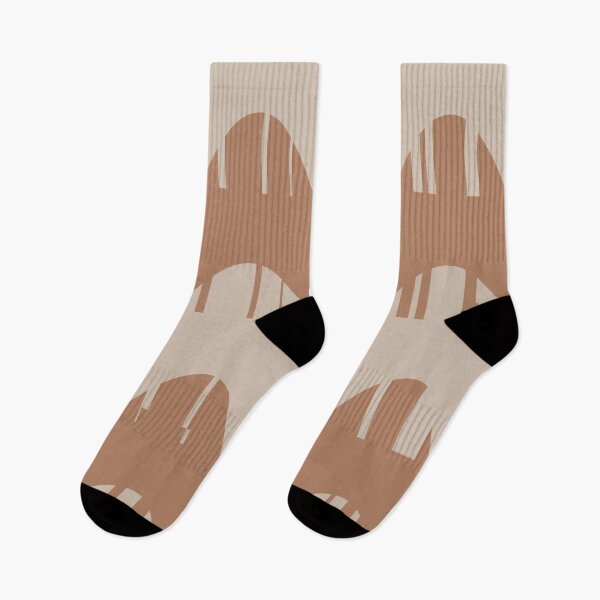Artikelvorschau, Geometrische Kurven Glitch-Muster Beige Creme entworfen und verkauft von TipTopTapo.