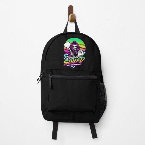 Item preview, Lift Big Or Die Squad (Gym Reaper) Retro Neon Synthwave 80s 90s designed and sold by Brogress Project.