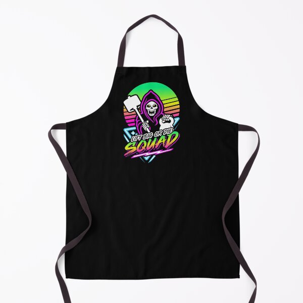 Item preview, Lift Big Or Die Squad (Gym Reaper) Retro Neon Synthwave 80s 90s designed and sold by Brogress Project.
