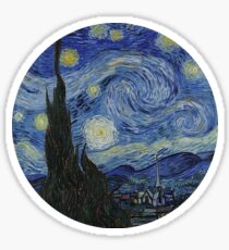starry night Sticker