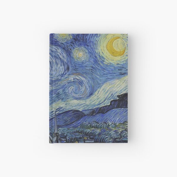 starry night Hardcover Journal