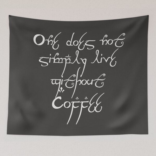 Item preview, One does not simply live without coffee. designed and sold by TonsPOD.