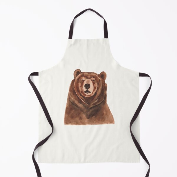 Item preview, Grizzly bear portrait designed and sold by Kaoryn Chan.