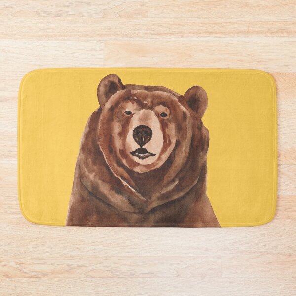 Item preview, Grizzly bear portrait designed and sold by Kaoryn Chan.