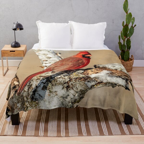 Item preview, Cardinal On Birch Branch designed and sold by Michael Cummings.
