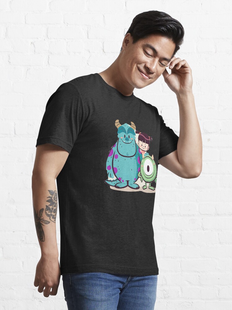 Monsters Inc Men's Mike and Sully Scarers Black T-Shirt