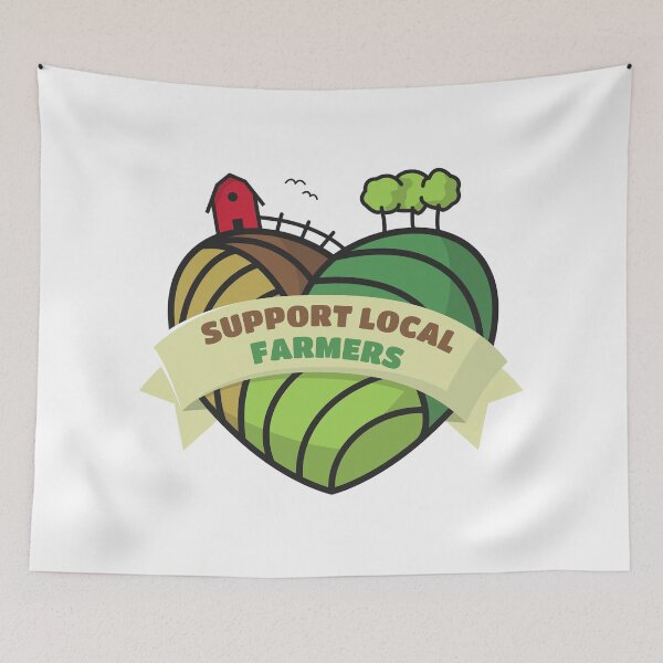 Item preview, Support Local Farmers designed and sold by Teenker.
