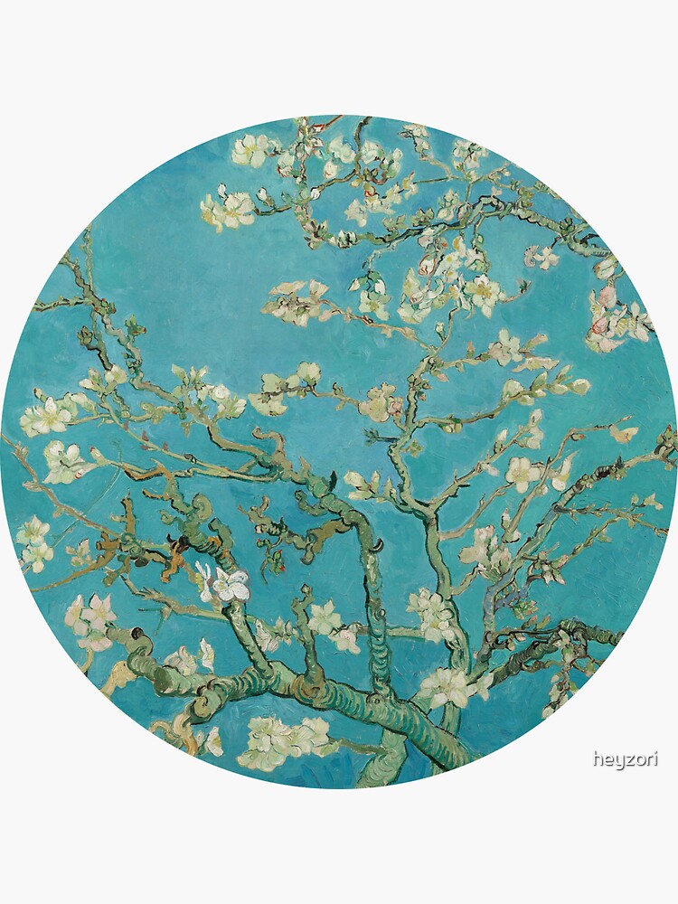 Disover almond blossom Sticker