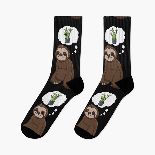 Item preview, Sloth thinking about a Lucky Bamboo designed and sold by jonmlam.