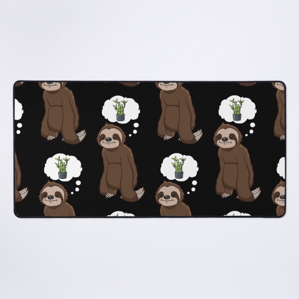 Item preview, Sloth thinking about a Lucky Bamboo designed and sold by jonmlam.