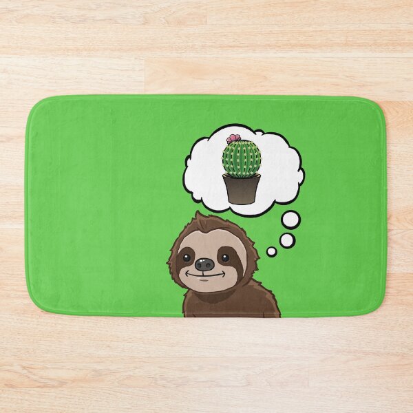 Item preview, Sloth thinking about a Barrel Cactus designed and sold by jonmlam.