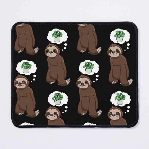 Item preview, Sloth thinking about a Chinese Money Plant designed and sold by jonmlam.