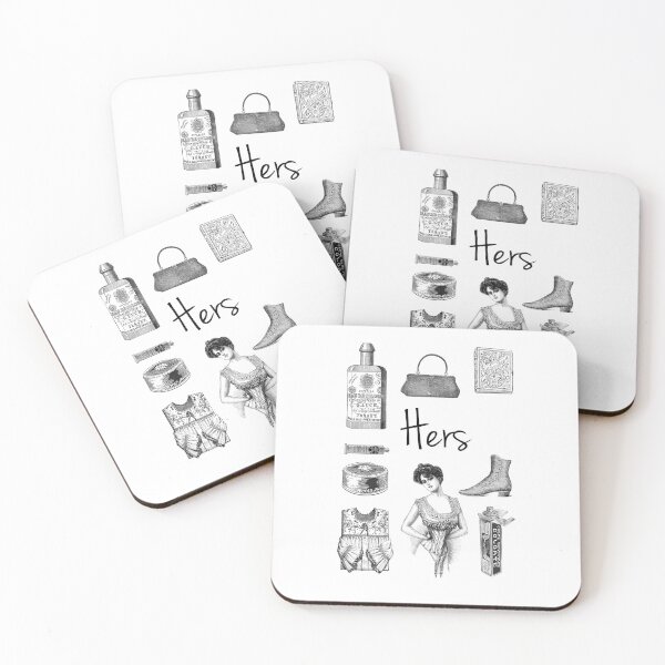 Item preview, Hers (black and white) designed and sold by Madame Memento.