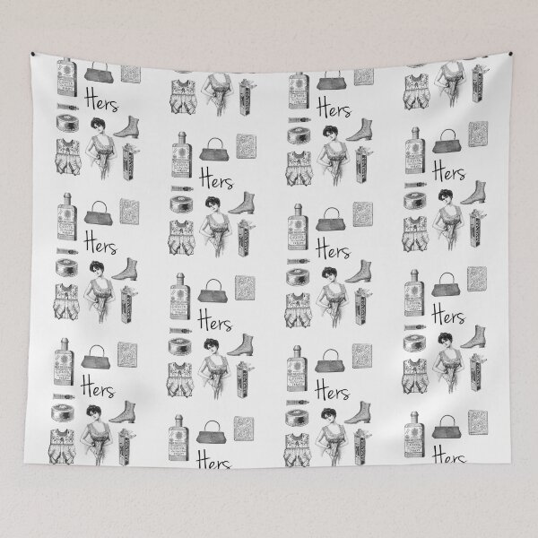 Item preview, Hers (black and white) designed and sold by Madame Memento.