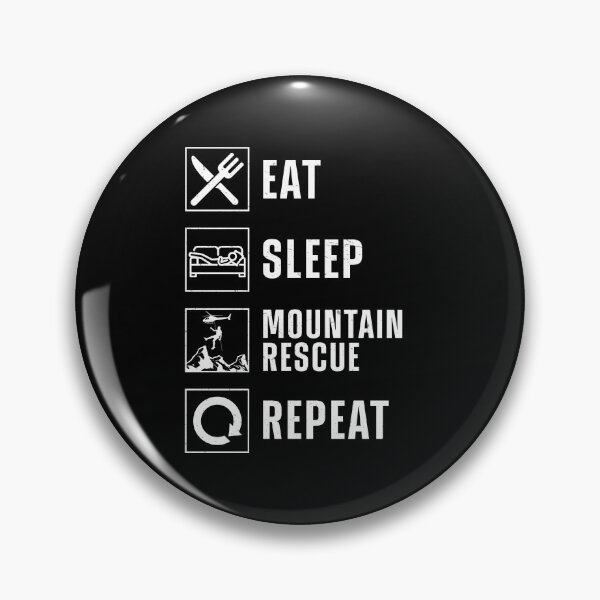 Item preview, Eat Sleep Mountain Rescue Repeat Search Team Rescue designed and sold by StrongShirts.