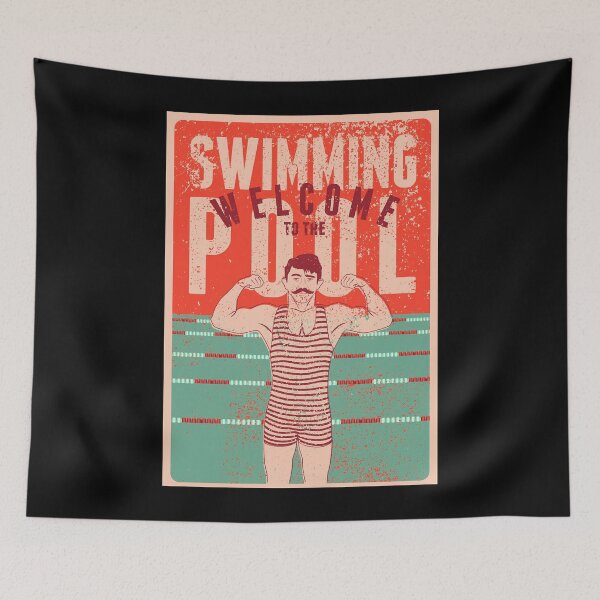 Item preview, VINTAGE SWIMMING POOL vintage swimming pool case Classic designed and sold by vealsteallf.
