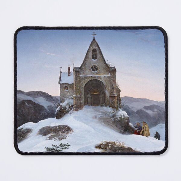Item preview, Oehme Chapel on a mountain in winter - Ernst Ferdinand designed and sold by Vintage Designs +.