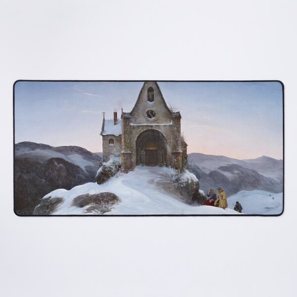 Item preview, Oehme Chapel on a mountain in winter - Ernst Ferdinand designed and sold by Vintage Designs +.