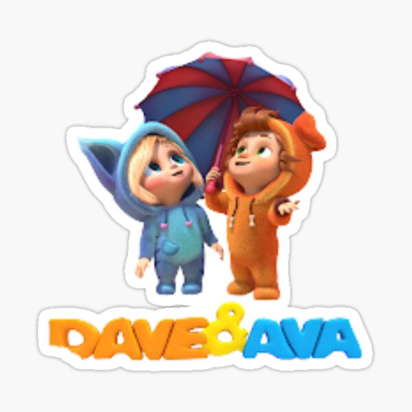 "Dave and Ava" Sticker for Sale by disgner012 Redbubble