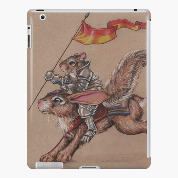 Squirrel in Shining Armor with trusted Bunny Steed iPad Snap Case